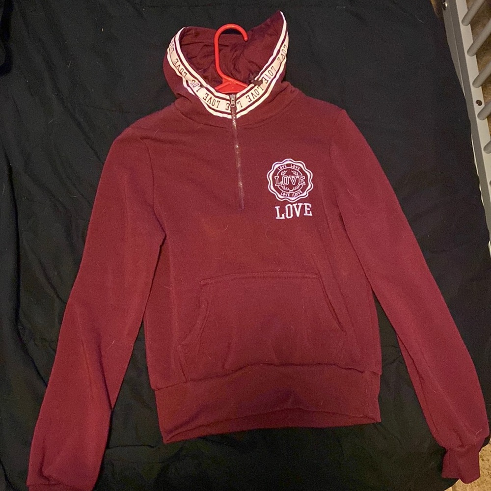 Maroon hoodie